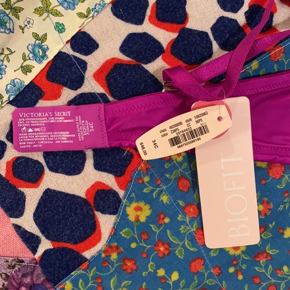 NWT 34C Biofit Push Up Pink Bra Victoria’s Secret - Picture 3 of 3